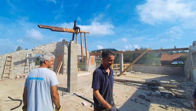 Eberndorf's soccer pitch is being modernized and the clubhouse is being made fit for the future. (Bild: EAC Eberndorf)