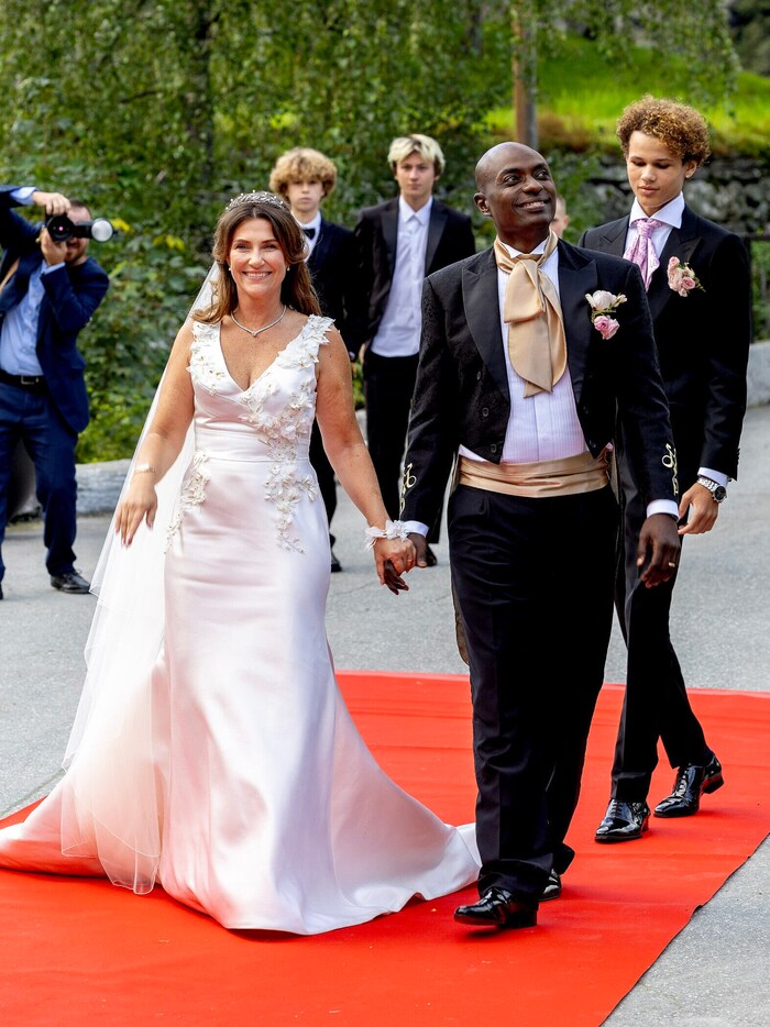 In luck: Märtha Louise and Verrett Durek