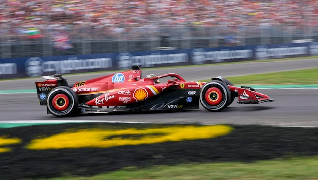 Charles Leclerc wins in Monza! (Bild: AP ( via APA) Austria Presse Agentur/ASSOCIATED PRESS)