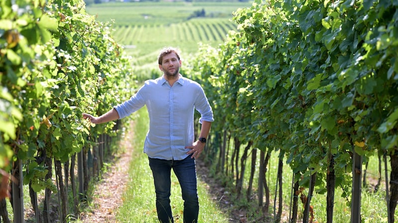 Winemaker Markus Huber (Bild: ROLAND SCHLAGER)