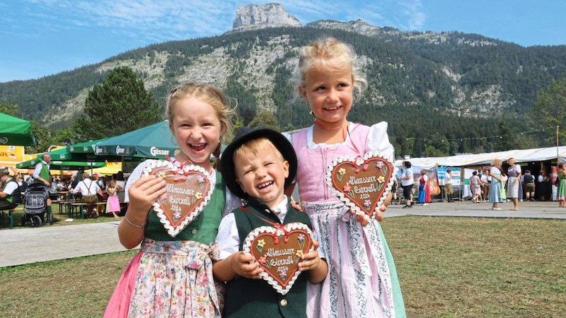 Süß! die Kleinen am Kirtag (Bild: Jauschowetz Christian/Christian Jauschowetz)