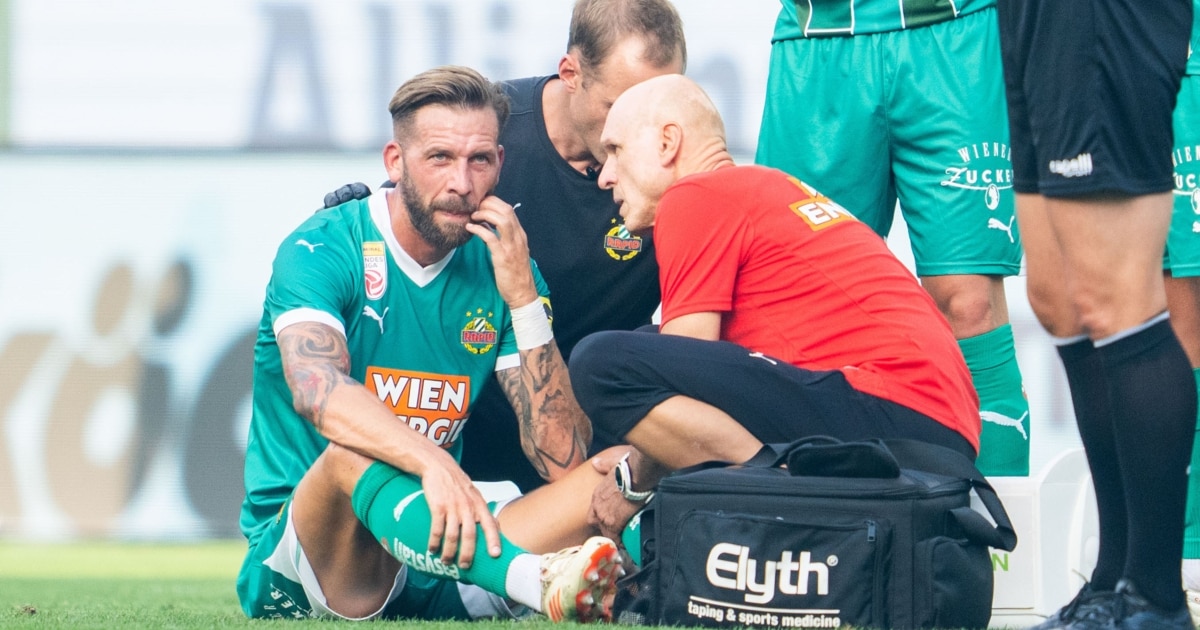 After the Salzburg game: – Injured! Rapid fears for its offensive trio