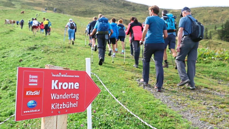 No matter which hiking route you choose - both are well signposted. (Bild: Birbaumer Christof)