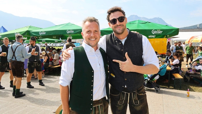 Steiermark-Tourismus-Chef Michael Feiertag und Paul Pizzera