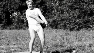 Heinrich Thun beim Training