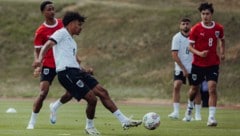 ÖFB-Talent Oluwaseun Adewumi, hier im Perspektivlehrgang. (Bild: ÖFB/Christopher Kelemen)