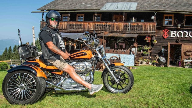 An zwei Tagen findet an einem idyllischen Plätzchen in Fresach das Harley-Event statt.  (Bild: Arbeiter Dieter)