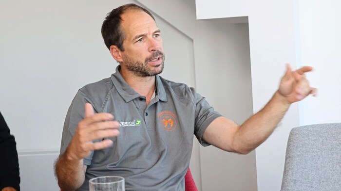 Neo-Coach Harry Lange ist schon auf den Härtetest gegen RB München gespannt.