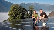 Die beiden Lungauer Peter Lassacher und Andreas Ferner (re.) gehen mit ihrer Energiegemeinschaft ...