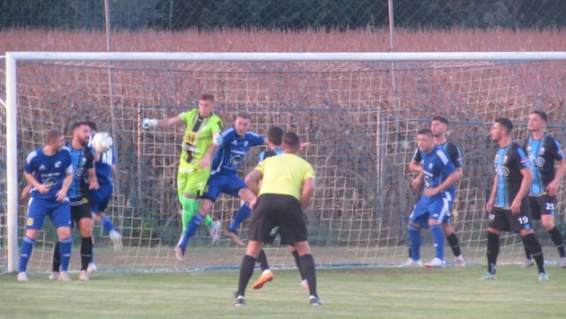 „Heiß“ her ging´s bei unserem Spiel der Runde nicht nur am Spielfeld. (Bild: Philipp Braunegger)