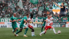 Für Bidstrup und Co. setzte es bei Rapid die erste Niederlage unter Trainer Lijnders (kl. Bild).