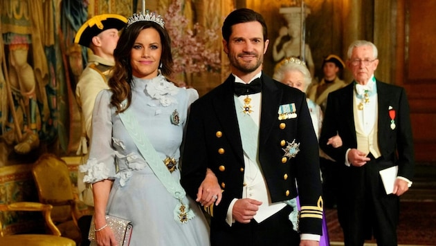 Princess Sofia and Prince Carl Philip of Sweden are expecting another child. Child number 4 is due to be born in February. (Bild: APA/AFP/Ritzau Scanpix/Ida Marie Odgaard)