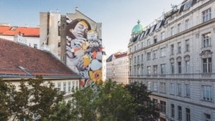 David Leitners Murals sorgen für Aufsehen (Bild: Jolly Schwarz)