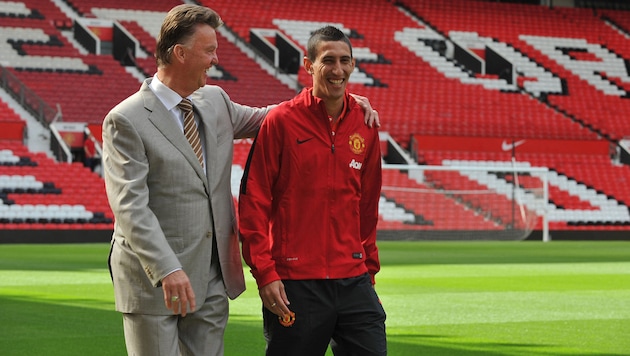 2014 wechselte Angel di Maria zu Manchester United. (Bild: AFP)