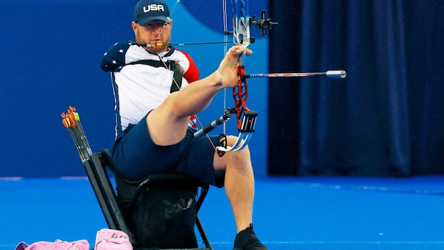 Archer Matt Stutzman shoots without arms - and won gold. (Bild: REUTERS)