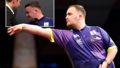 Tränen bei Luke Littler (Bild: GEPA/x.com/OfficialPDC)