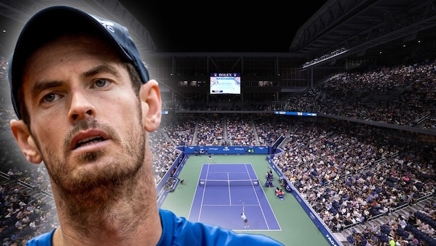 Andy Murray is annoyed about the night matches at the US Open. (Bild: 2024 Getty Images, APA/AFP/Fabrice COFFRINI)