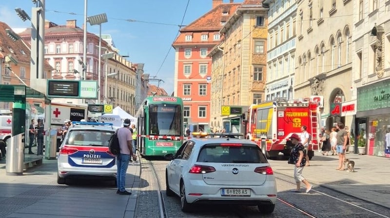 Großeinsatz der Rettungskräfte (Bild: Monika König-Krisper)