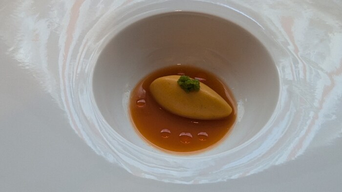 Moqueca Panna Cotta (Moqueca Brasilianischer Eintopf).