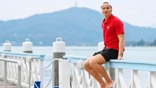 KAC-Stürmer Senna Peeters fühlt sich am Wörthersee schon pudelwohl.