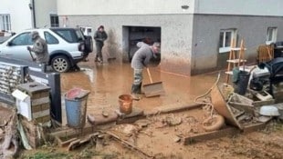 Das Hochwasser Anfang Juni hinterließ im Südburgenland enorme Schäden. (Bild: Christian Schulter)