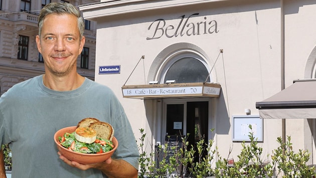 David Figar has been running Café Bellaria for three years now. (Bild: Krone KREATIV/Zwefo)