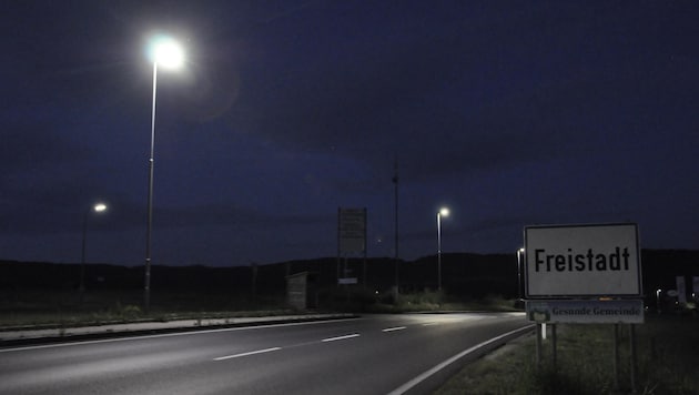 The long outage of the street lighting is causing annoyance in Freistadt. (Bild: Stadtgemeinde Freistadt)