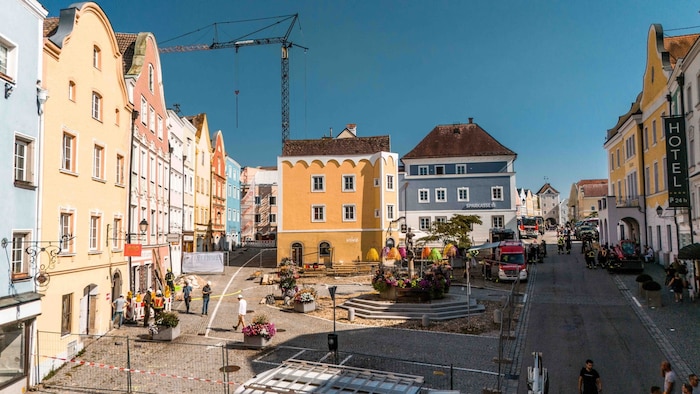 Das Drama spielte sich mitten in der Schärdinger Altstadt ab.