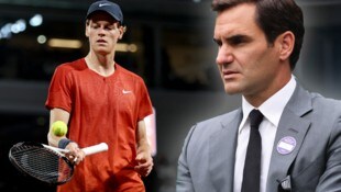 Roger Federer sieht Jannik Sinner bevorzugt. 