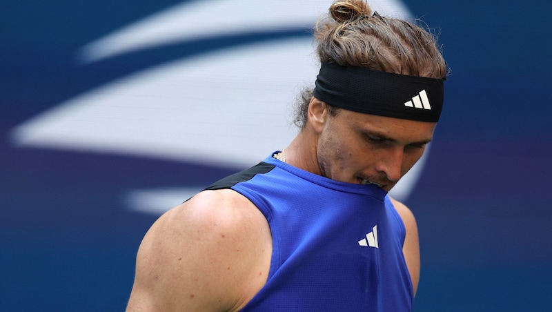 Great frustration for Alexander Zverev (Bild: Getty Images/JAMIE SQUIRE)