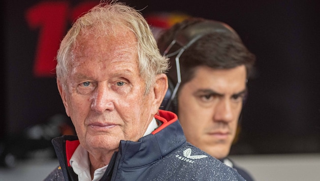 Motorsportberater Helmut Marko sieht alle Alarmglocken schrillen. (Bild: AFP/APA/JONAS ROOSENS)