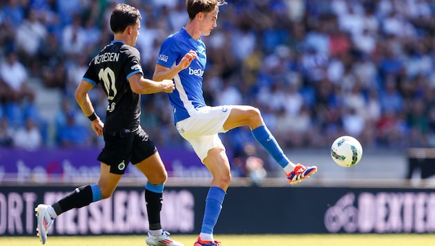 Nikolas Sattlberger (right) moved from Rapid to Genk. (Bild: GEPA)