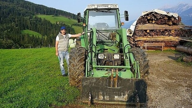 The Linz artist Rainer Nöbauer-Kammerer has created an elaborate work of art at the "Hirzhof" in Aich. (Bild: Rainer Nöbauer-Kammerer)