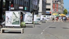 Kein Auto darf hier mehr fahren: die Fußgängerzone in der Bregenzer Innenstadt. (Bild: Noah Hakim Allouche)