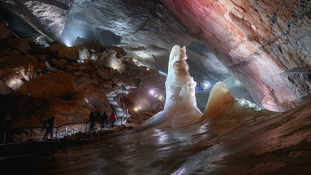 The "Parsivaldom" with the ice giants, which are also melting (Bild: Wenzel Markus/Markus Wenzel)