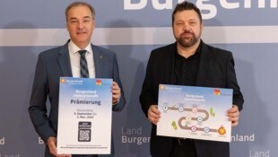 Schneemann und Zloklikovits laden zur Teilnahme ein.