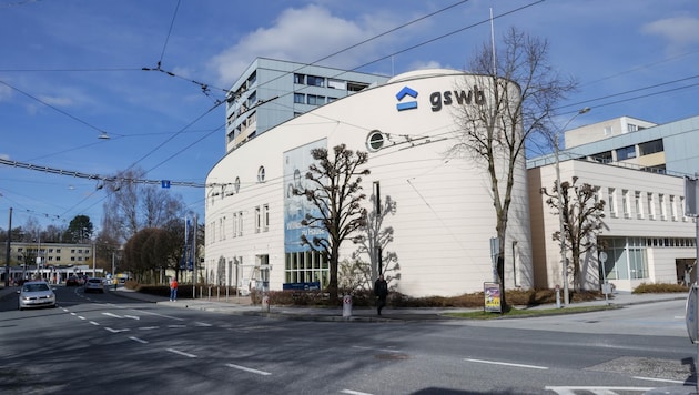 The Gswb headquarters in Lehen is waiting for decisions from the city and the state government - only then can Hochleitner become the new boss on October 1. (Bild: Tschepp Markus)