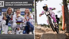 Valentina Höll krönte sich in Andorra zur Weltmeisterin im Downhill – zum dritten Mal in Folge. 