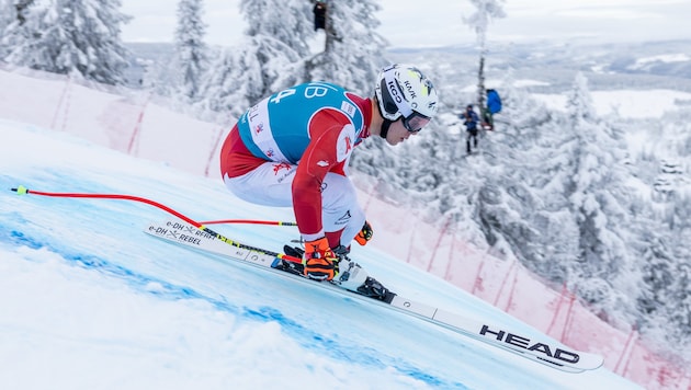 Im Weltcup war Lukas Feurstein bislang nur in den Abfahrtstrainings am Start. (Bild: GEPA pictures)