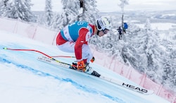 Im Weltcup war Lukas Feurstein bislang nur in den Abfahrtstrainings am Start. (Bild: GEPA pictures)