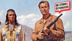 Winnetou und Old Shatterhand nach einer Idee von Karl May – immer gerne gelesen oder gesehen, bis die Woke-Zensur die beiden in die Wüste schickte. Die Österreicher sind gegen diese Absagekultur. (Bild: Krone KREATIV/Impress/United Archives/picturedesk.com)