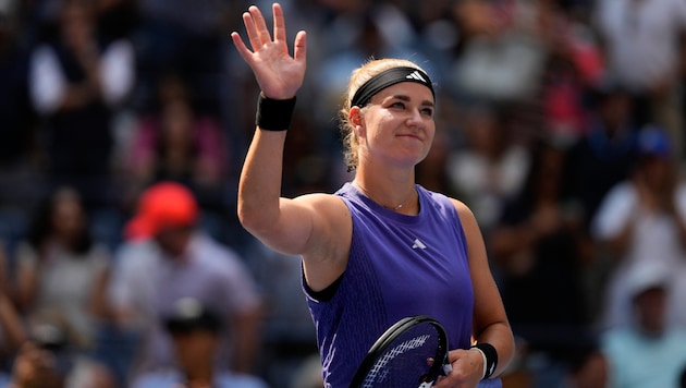 Karolina Muchova is through to the semi-finals of the US Open. (Bild: AP ( via APA) Austria Presse Agentur/ASSOCIATED PRESS)