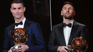 Erstmals seit 21 Jahren sind Cristiano Ronaldo (li.) und Lionel Messi (re.) nicht für ...