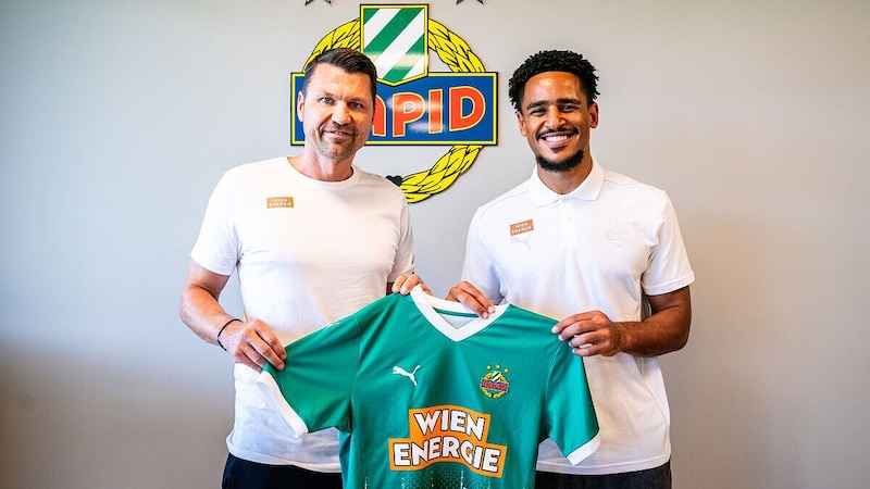 Ryan Mmaee wechselte vor wenigen Wochen zum SK Rapid. (Bild: Daniel Widner)