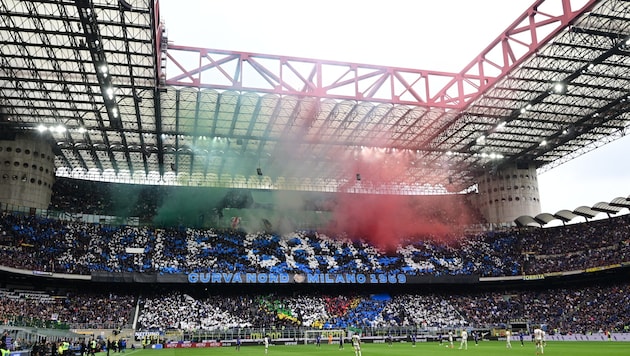 A terrible crime is currently keeping the Italian soccer fan scene on tenterhooks. (Bild: AFP/ APA/Piero CRUCIATTI)