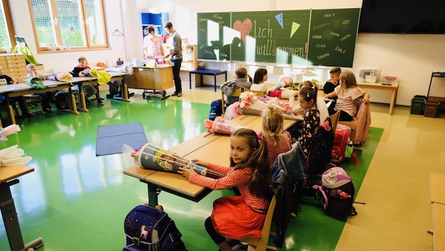 5655 girls and boys have their very first day at school next week. (Bild: Christian Jauschowetz)