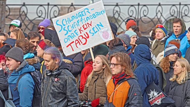 Nothing has changed in this matter since the demonstration in Innsbruck in January 2024. (Bild: Johanna Birbaumer)