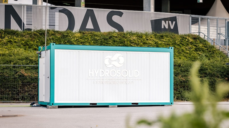 In diesem Container wird die Energie gespeichert. (Bild: Patrick Salfinger)