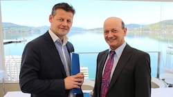 Einst waren sie gute Freunde: Bürgermeister Christian Scheider und Ex-„Magi“ Peter Jost.