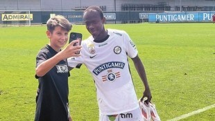 Malick Yalcouye feierte gegen Kapfenberg seine Sturm- Premiere.